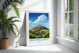 Montepulciano Travel Print Wall Art, Travel Poster of Montepulciano, Montepulciano Art Lovers Gift, Italy, Italy Art Gift NQ Media Designs