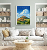 Montepulciano Travel Poster Wall Art, Travel Print of Montepulciano, Montepulciano Art Lovers Gift, Italy, Italy Art Gift NQ Media Designs