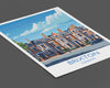 Brixton Travel Poster, Travel Print of Brixton, London Poster, Brixton Art Gift, London Art Lovers UK Travel Gift