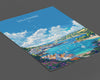 Salcombe Travel Poster, Travel Print of Salcombe, England, Devon Art, Salcombe Art Lovers Gift, Wall Art Print