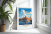 Valletta Travel Print Wall Art, Travel Poster of Valletta, Malta, Valletta Art, Valletta Art Lovers Gift, Malta Art Gift