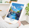 Dublin Poster Wall Art, Travel Print of Dublin, Ireland, Dublin Art Lovers Gift, Travel Wall Decor Gift