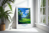 Augusta National Travel Print, Travel Poster of Augusta National Golf Course, Masters Poster, Augusta National Art Lovers Gift, USA Gift NQ Media Designs
