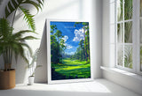 Augusta National Travel Poster, Travel Print of Augusta National Golf Course, Masters Poster, Augusta National Art Lovers Gift, USA Gift NQ Media Designs