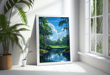 Augusta National Travel Poster, Travel Print of Augusta National Golf Course, Masters Poster, Augusta National Art Lovers Gift, USA Gift NQ Media Designs