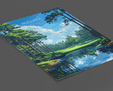 Augusta National Travel Poster, Travel Print of Augusta National Golf Course, Masters Poster, Augusta National Art Lovers Gift, USA Gift NQ Media Designs