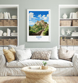Assisi Travel Print, Travel Poster of Assisi , Italy, AssisiArt Lovers Gift, Wall Art Print NQ Media Designs