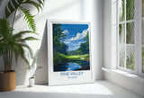 Pine Valley Travel Print, Travel Poster of Pine Valley Golf Course, Pine Valley Art Lovers Gift, New Jersey USA art, Birthday Gift NQ Media Designs