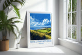Royal Lytham & St Annes Travel Print, Travel Poster of Royal Lytham Golf Course, Royal Lytham Art Lovers Gift, Birthday Gift NQ Media Designs