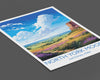 North York Moors Travel Poster Wall Art, Travel Print of North Yorkshire Moors, England, North York Moors Art Lovers Gift, Travel Art Gift