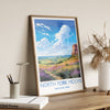 North York Moors Travel Poster Wall Art, Travel Print of North Yorkshire Moors, England, North York Moors Art Lovers Gift, Travel Art Gift