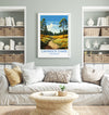 Cannock Chase Travel Print, Travel Poster of Cannock Chase, England, Staffordshire Art, Cannock Chase Art Lovers Gift, Wall Art Print