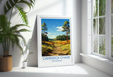 Cannock Chase Travel Poster, Travel Print of Cannock Chase, England, Staffordshire Art, Cannock Chase Art Lovers Gift, Wall Art Print NQ Media Designs