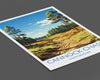 Cannock Chase Travel Poster, Travel Print of Cannock Chase, England, Staffordshire Art, Cannock Chase Art Lovers Gift, Wall Art Print