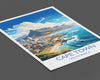 Cape Town Travel Print, Travel Poster of Cape Town,Cape Town Art Lovers Gift, South Africa Gift, Wall Art Print