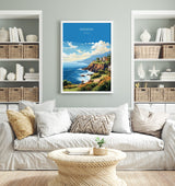 Madeira Travel Poster Wall Art, Travel Print of Madeira , Madeira Art Print, Portugal Wall Print, Madeira Art Lovers Gift NQ Media Designs