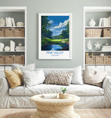 Pine Valley Travel Print, Travel Poster of Pine Valley Golf Course, Pine Valley Art Lovers Gift, New Jersey USA art, Birthday Gift NQ Media Designs