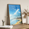 Newport Beach Travel Poster, Travel Print of Newport Beach, California, Newport Beach Art Lovers Gift, USA Gift, Wall Art Print