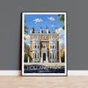 Holland Park Travel Print, Travel Poster of Holland Park, London,England, London Art Lovers Gift, Wall Art Print NQ Media Designs