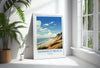 Dunwich Beach Travel Print, Travel Poster of Dunwich Beach,Dunwich Beach Art Lovers Gift, Suffolk Coast Wall Art