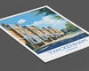 Twickenham Travel Print, Travel Poster of Twickenham, London,England, London Art Lovers Gift, Wall Art Print