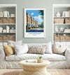 Twickenham Travel Print, Travel Poster of Twickenham, London,England, London Art Lovers Gift, Wall Art Print