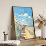 Southwold Travel Poster, Travel Print of Southwold, Southwold Art Lovers Gift, Suffolk Coast Wall Art NQ Media Designs