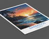 Barbados Travel Poster Wall Art, Travel Print of Barbados, Caribbean, Barbados Sunset Art Lovers Gift, Caribbean Gift, Wall Art Print