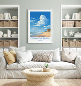 Covehithe Beach Travel Print, Travel Poster of Covehithe Beach,Covehithe Beach Art Lovers Gift, Suffolk Coast Wall Art NQ Media Designs