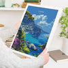 Capri Travel Poster, Travel Print of Capri, Italy, Capri Art Lovers Gift, Amalfi Coast Gift, Wall Art Print