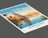 River Nile Travel Print, Travel Poster of River Nile, Egypt Art Lovers Gift, River Nile Wall Art