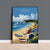 Abersoch Travel Poster Wall Art, Abersoch Travel Print, Wales, Welsh Art, Abersoch Art lovers Gift, Wall Art Print
