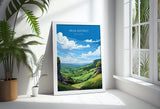 Peak District Travel Poster Wall Art, Travel Print of Peak District, Peak District Art Lovers Gift, English Countryside NQ Media Designs