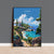 Cyprus Travel Poster, Travel Print of Cyprus, Mediterranean Art, Cyprus Art Lovers Gift, Cyprus Wall Art