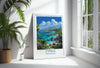 Cyprus Travel Print, Travel Poster of Cyprus, Mediterranean, Cyprus Art Lovers Gift, Cyprus Wall Art