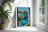 Majorca Travel Poster, Travel Print of Majorca, Balearic Islands Art Lovers Gift, Majorca Wall Art NQ Media Designs