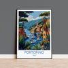 Portofino Travel Poster Wall Art, Travel Print of Portofino, Portofino Art Lovers Gift, Italy, Italian Art Gift NQ Media Designs