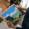 Peak District Landscape Travel Poster Wall Art, Travel Print of Peak District, Peak District Art Lovers Gift, English Countryside