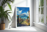 Pompeii Travel Print Wall Art, Travel Poster of Pompeii, Pompeii Art Lovers Gift, Italy, Italian Art Gift NQ Media Designs