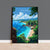 Koh Lanta Travel Poster Wall Art, Travel Print of Koh Lanta, Thailand, Koh Lanta Art Lovers Gift, Travel Gift Art