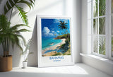 Bahamas Travel Poster Wall Art, Travel Print of Bahamas, Caribbean, Bahamas Art Lovers Gift, Caribbean Gift, Wall Art Print NQ Media Designs