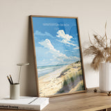 Winterton Beach Print Wall Art, Travel Poster of Winterton Beach, Norfolk, England, Winterton Beach Gift, Norfolk Art Gift, Wall Art Print NQ Media Designs