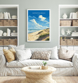 Winterton Beach Print Wall Art, Travel Poster of Winterton Beach, Norfolk, England, Winterton Beach Gift, Norfolk Art Gift, Wall Art Print NQ Media Designs