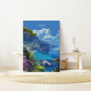 Capri Travel Poster, Travel Print of Capri, Italy, Capri Art Lovers Gift, Amalfi Coast Gift, Wall Art Print