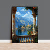 Lake Como Travel Print Wall Art, Travel Poster of Lake Como, Lake Como Art Lovers Gift, Italy, Italian Lakes Art Gift NQ Media Designs