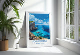 Formentera Travel Print, Travel Poster of Formentera, Balearic Islands Art Lovers Gift, Formentera Wall Art NQ Media Designs