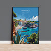 Menorca Travel Poster, Travel Print of Menorca, Balearic Islands Art Lovers Gift, Menorca Wall Art NQ Media Designs