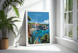 Menorca Travel Poster, Travel Print of Menorca, Balearic Islands Art Lovers Gift, Menorca Wall Art NQ Media Designs