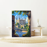 London Travel Poster Wall Art, Travel Print of London, London Art Lovers Gift, Tower of London Art Gift NQ Media Designs