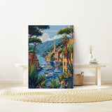 Portofino Travel Print Wall Art, Travel Poster of Portofino, Portofino Art Lovers Gift, Italy, Italian Art Gift NQ Media Designs